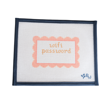 Wifi Password Sign - Scallops