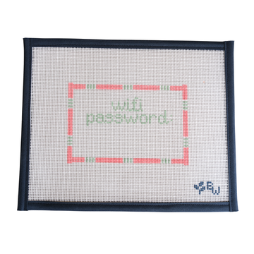 Wifi Password Sign - Bamboo