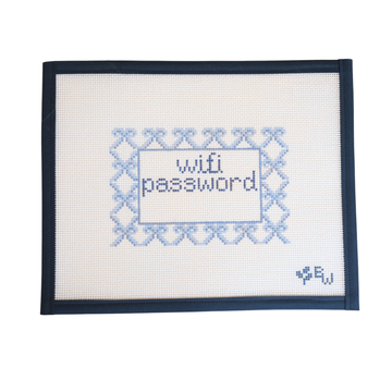 Wifi Password Sign - Bows