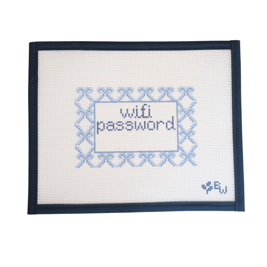 Wifi Password Sign - Bows